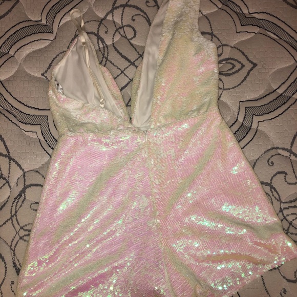 White sequins romper - Picture 2 of 3